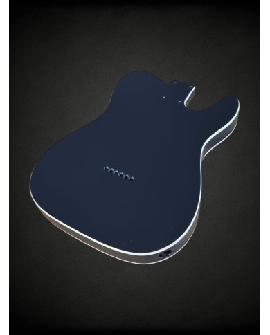 Corps Telecaster gaucher Black, micros HS