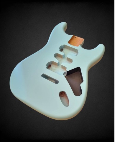 Corps Stratocaster Sonic Blue Satin Nitro HSH, Aulne