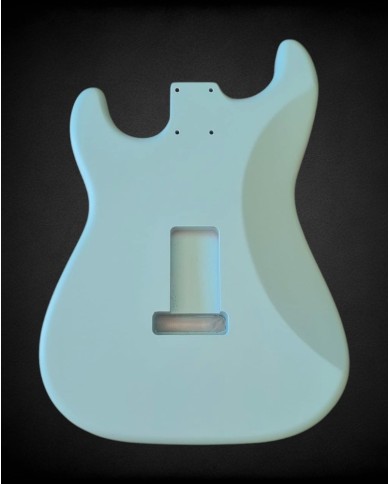 Corps Stratocaster Sonic Blue Satin Nitro HSH, Aulne