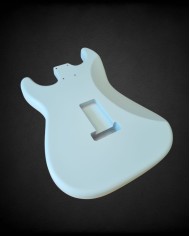 Sonic Blue Satin Nitro HSH Stratocaster Body : Alder