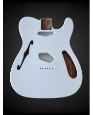 Corps Tele Thinline en frêne, Olympic White