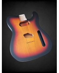 Body Telecaster Sunburst 3-Tone Nitro Satin SH | ADP Guitar Parts