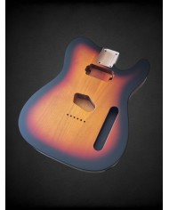 Body Telecaster Sunburst 3-Tone Nitro Satin SH | ADP Guitar Parts