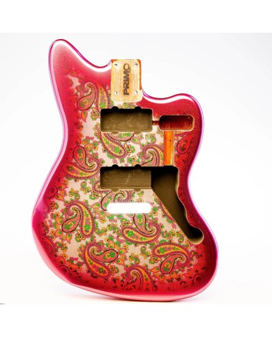 PRIMO Jazzmaster Body - Strat Trem - Pink Paisley