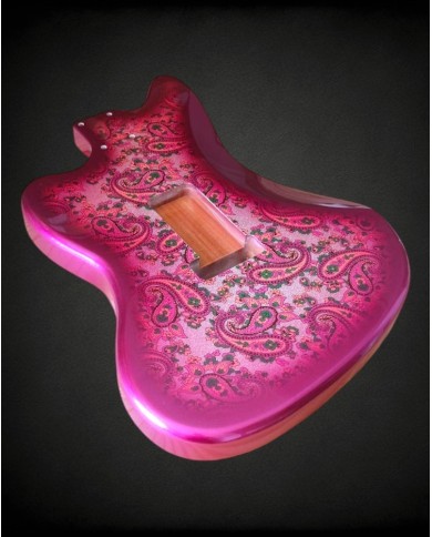 Corps Jazzmaster® PRiMO Pink Paisley - Aulne