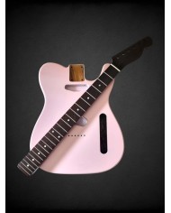 Corps Telecaster Metallic pink, en frêne