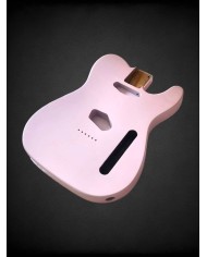 Telecaster body Metallic pink, in ash