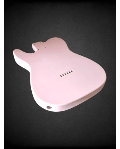Telecaster body Metallic pink, in ash