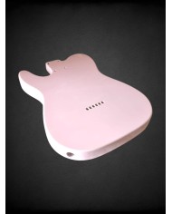 Telecaster body Metallic pink, in ash