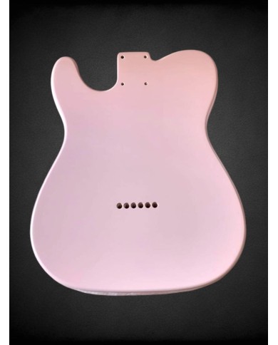 Telecaster body Metallic pink, in ash