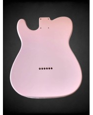 Corps Telecaster Metallic pink, en frêne