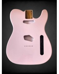Telecaster body Metallic pink, in ash