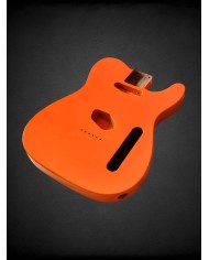 Corps Telecaster Capri Orange, aulne, vernis gloss