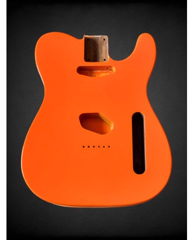 Capri Orange Telecaster body, 3-ply alder, gloss varnish