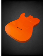 Corps Telecaster Capri Orange, aulne, vernis gloss
