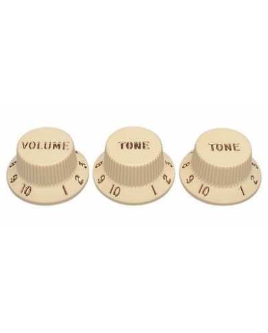 Set de boutons Fender pour Stratocaster crème vieilli