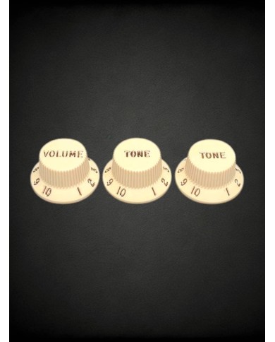 Set de boutons Fender pour Stratocaster crème vieilli