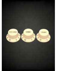 Set de boutons Fender pour Stratocaster crème vieilli