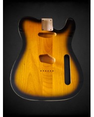 Telecaster Body Sunburst 2-tone, double binding, gloss varnish