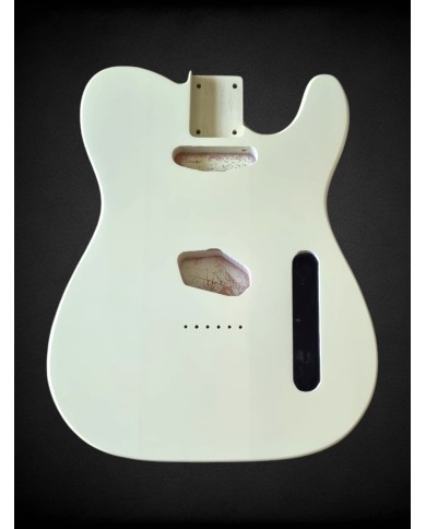 Telecaster Body Cream Yellow, in 2-piece alder