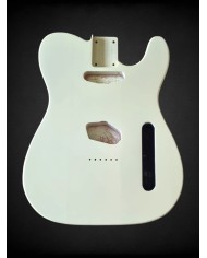 Telecaster Body Cream Yellow, in 2-piece alder