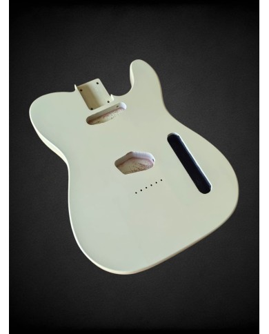 Corps Telecaster Cream Yellow, en aulne
