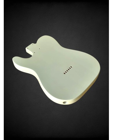 Corps Telecaster Cream Yellow, en aulne