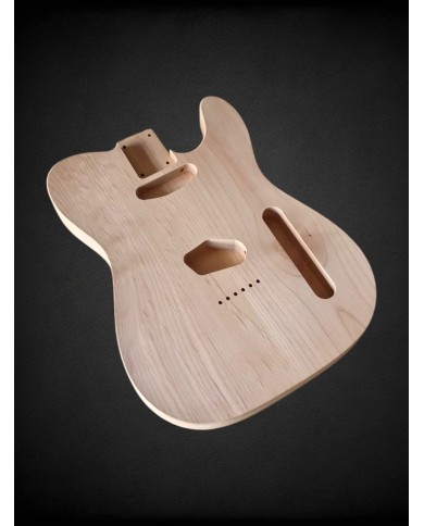 Unfinished 2P Telecaster body in alder