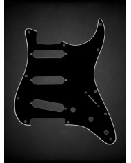 Pickguard Stratocaster SSS Fender Noir 3 plis 11 trous