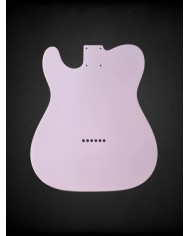 Corps de guitare Telecaster Pink double binding crème | ADP Guitar Parts