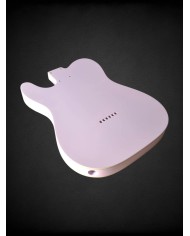 Corps de guitare Telecaster Pink double binding crème | ADP Guitar Parts