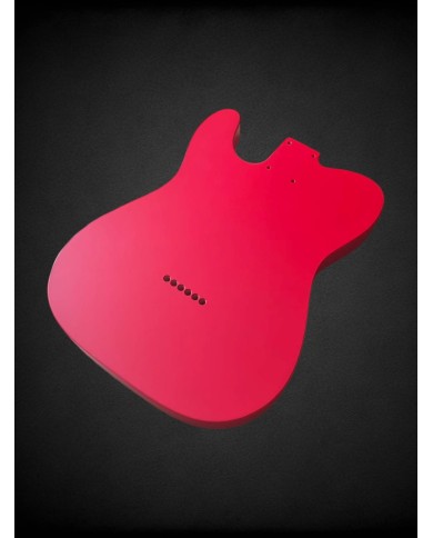 Black Satin Nitro Telecaster Body –  Alder