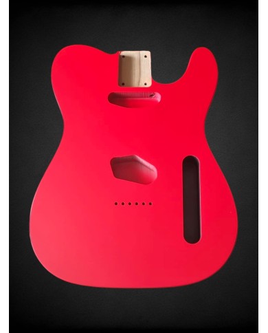 Corps Telecaster Noir Satin Nitro – Aulne