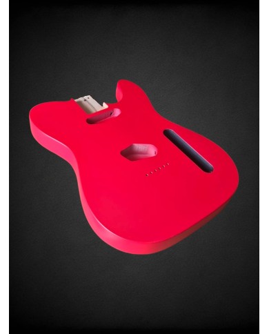 Corps Telecaster Noir Satin Nitro – Aulne