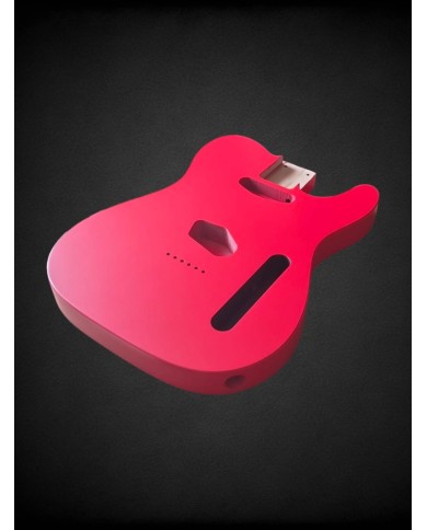 Black Satin Nitro Telecaster Body –  Alder