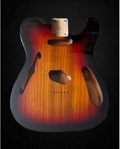 Ash Thinline Tele Body, Sunburst 3 TS