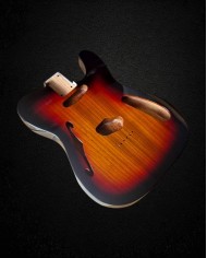 Ash Thinline Tele Body, Sunburst 3 TS