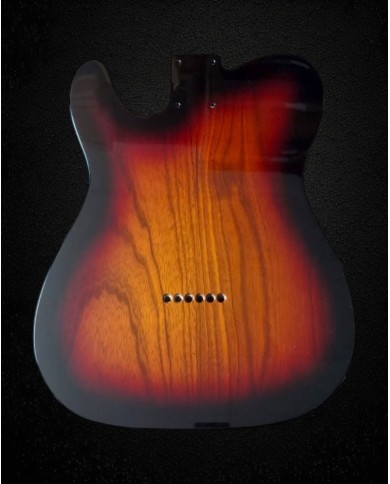Ash Thinline Tele Body, Sunburst 3 TS