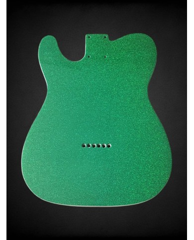 Corps Telecaster Sparkle Green : Lumineux !