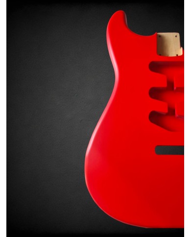 Corps Stratocaster Fiesta Red