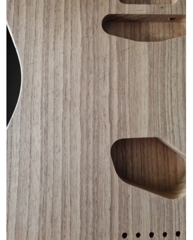 Two-piece "Roasted" Ash Telecaster Body, Unvarnished - STOCK B