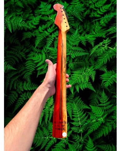 Padauk Stratocaster neck, Allparts (Fender licensed)