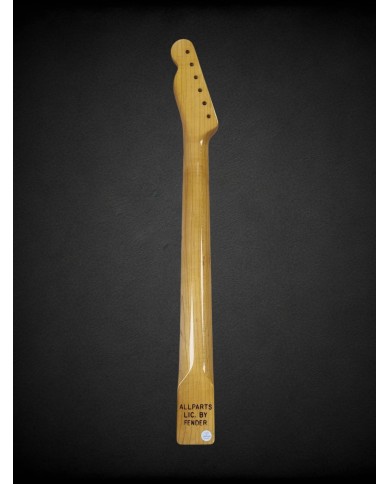 Manche Telecaster Allparts, 21 frettes, érable et palissandre - Licence Fender
