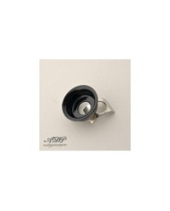 Telecaster Vintage-Buchsenplatte, schwarze Buchsenhülse + Anschlag