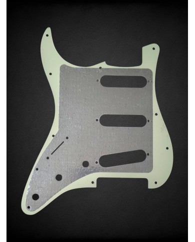Pickguard Fender pour Stratocaster 3 plis 11 trous Mint Green