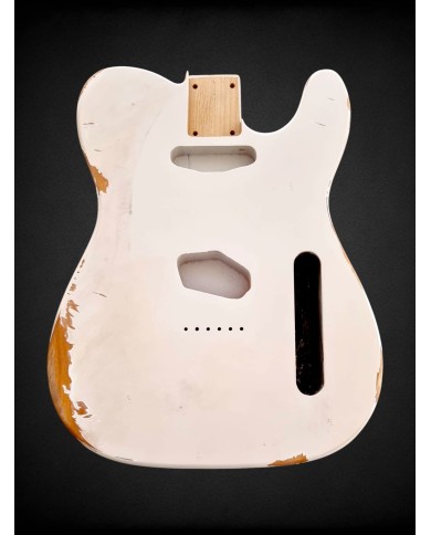 Kopie von copy of Corps Remplacement Frene / Cabronita Telecaster Guitar Body SWAMP ASH Unfinished
