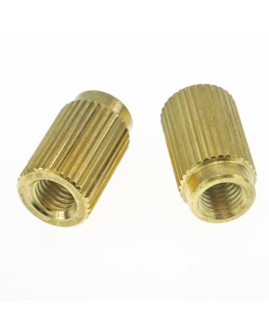 Faber 5/16-24 inch tailpiece inserts steel, nickel plated