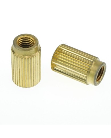 Faber 5/16-24 inch tailpiece inserts steel, nickel plated