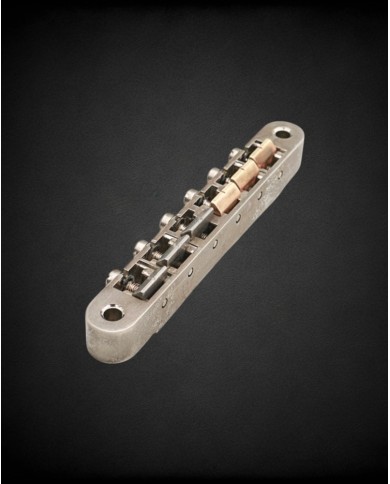 ABR-1 Bridge Gibson® Faber HYBRIDge-H-NA - Titanium/brass saddles