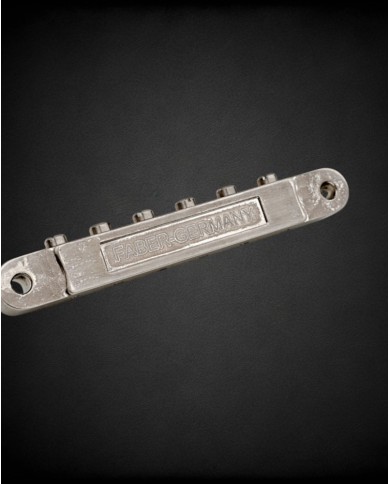 ABR-1 Bridge Gibson® Faber HYBRIDge-H-NA - Titanium/brass saddles